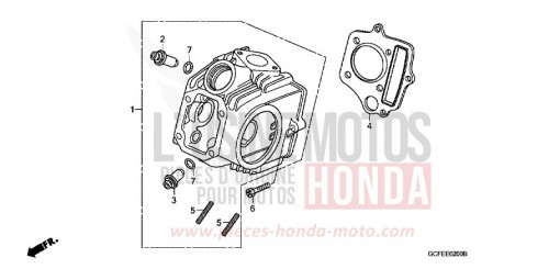 CYLINDER HEAD CRF70FB de 2011